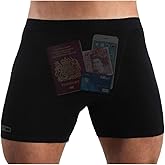 Smuggling Duds Boxer Brief Shorts - Anti Theft, Pickpocket Proof, Travel Pocket Underwear