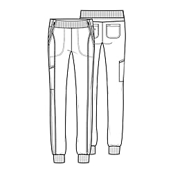 Infinity Women's Scrub Jogger Pants Mid Rise