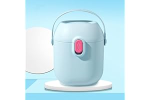 Milk Powder Dispenser,Baby Formula Dispenser, Food Storage Case, Portable Formula Dispenser Container with Scoop and Carry Ha