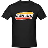 Can and am Casual Short Sleeved Men's Pure Cotton Round Neck T-Shirt Black