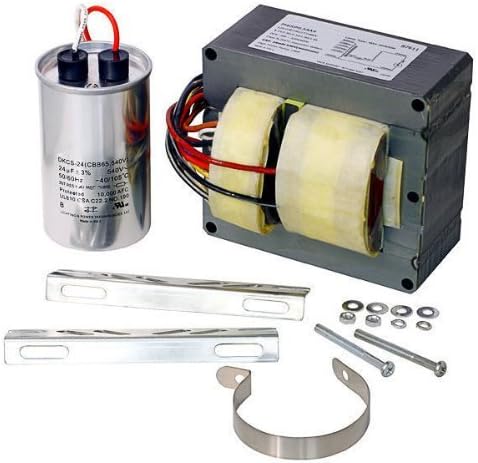 400 Watt - Metal Halide Ballast -5 Tap - ANSI M59 - Power Factor 90% - Max. Temp. Rating 212 Deg. F - Includes Dry Capacitor and Bracket Kit - Deltec 87611 by Deltek