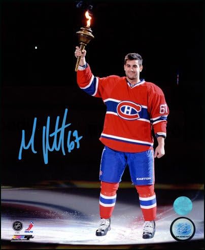 AJ Sports World PACM105042 Max Pacioretty Montreal Canadiens Autographed Torch Ceremony 11x14 Photo