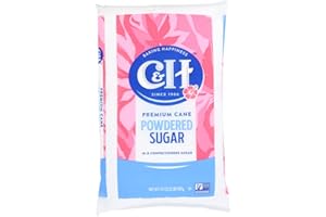 C&H, Pure Cane, Powdered Sugar, 32oz Bag (Pack of 2) by C&H