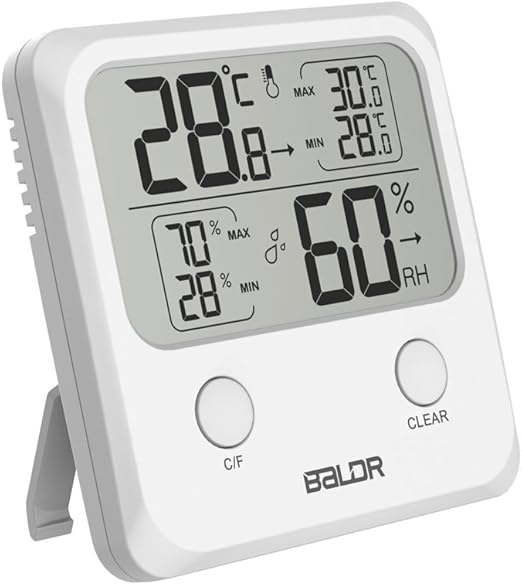 Absuper Thermometer Hygrometer Fur Den Innenbereich Digitale