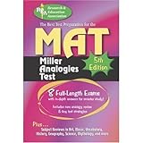 MAT : The Miller Analogies Test, Research and Education Association Staff and Craven, Heather, 0738601071