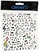 Tattoo King Multi-Colored Stickers-Modern Music