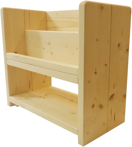 Amazon Makewoood Minib ハンドメイド 無塗装 手作り 安心 安全 インテリア おしゃれ 観葉植物 ディスプレイ 卓上 便利 キッチン用品 整理 オープンシェルフ ラック オンライン通販