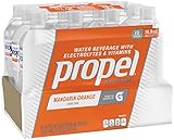 Propel, Mandarin Orange, Zero Calorie Sports Drinking Water with Antioxidant Vitamins C & E, 16.9 Ounce Bottles (Pack of 12)