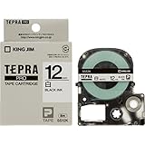 キングジム テープカートリッジ テプラPRO 12mm  SS12K