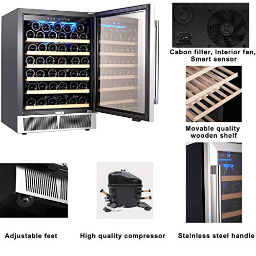 5 AMZCHEF+Refrigerator+Freestanding+Temperature+Efficient