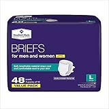 Member's Mark Unisex Protective Underwear Briefs Adult Diaper for Men & Women, Large, 48 ct