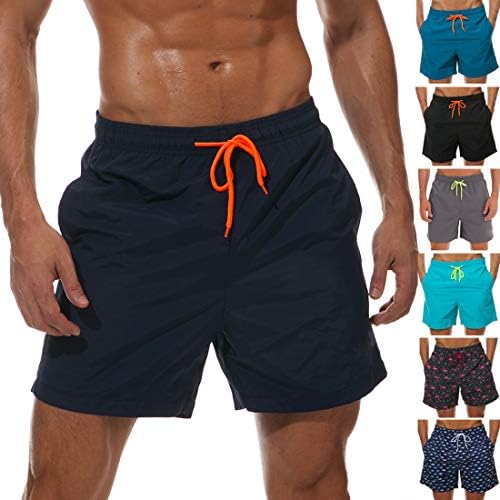 Vogyal Men's Swim Trunks Quick Dry Bathing Suit Beach Shorts with Mesh Lining