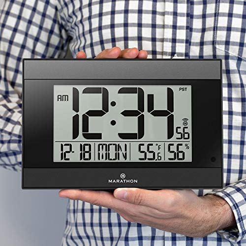 MARATHON Digital Wall Clock with AutoNight Light Pricepulse