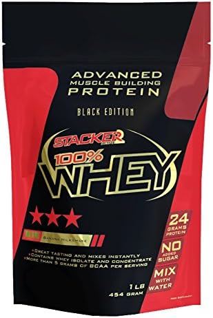 Stacker2 100% Whey (454g) Banana Milkshake