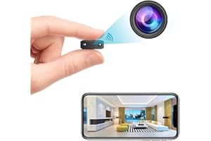 HOWKOW Indoor Wireless WiFi Camera Home Security Room Body Cameras Nanny Cam Smart Home Outdoor Cams Pet Dog Baby Camara HD House Portable Camaras Mini Room Night Vision Cam No Need WiFi Door Camera