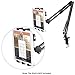 Neewer Smartphone & Tablet Stand (Padded Holder, Adjustable Mounting Clamp) Compatible with iPhone11/11 Pro/11 Pro Max Samsung Galaxy S10+10, iPad Air/iPad Air 2, Samsung Galaxy Tab and More