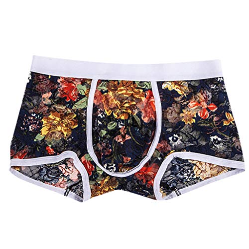 thumbnail image 2 of Ausing Men's String Tie Side Briefs - Adjustable Silk Bulge Pouch Bikini Underwear 2 of 9