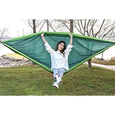 Favorland Camping Hammock Double & Single with Tree Straps for Hiking, Backpacking, Travel, Beach, Yard - 2 Persons… 51jhj PGJL