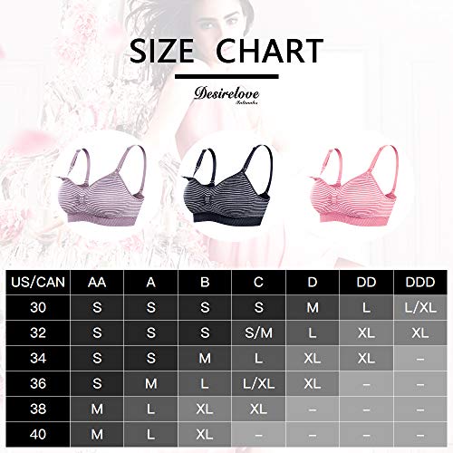 Nursing Bra Maternity 3 Pack Seamless with Removable Spill Prevention