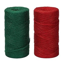 Tenn Well Colored Jute Twine, 328 Feet x 2 Rolls