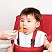 YISSVIC Portable Baby Feeding Chair Belt Toddler Safety Seat with Straps Child Chair Soft Belt Outdoor Portable Travel High Chair (Red)