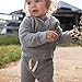 Burt's Bees Baby Unisex Baby Sweatshirts, Lightweight Zip-Up Jackets & Hooded Coats, Organic Cotton, Heather Grey Quilted Jacket, 0-3 Months