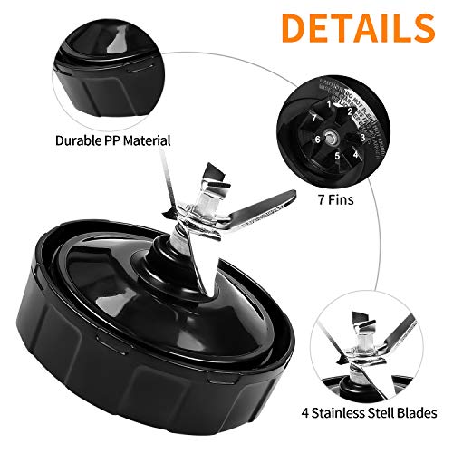Replacement Blade Parts For Nutri Ninja Blender 7 Fins,SUNKONG