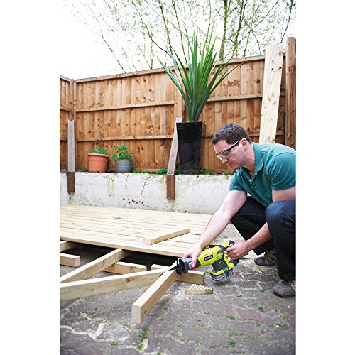 Ryobi Akku-Säbelsäge RRS1801M (Säbelsäge / Säge 18V, 22mm Hublänge, ohne Akku u. Ladegerät, mit Sägeblatt) 5133001162 – Bild 6