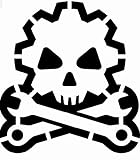 Death Mechanic Stencil Military Tactical Stencil