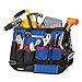 WORKPRO 18-inch Tool Bag Close Top Wide Mouth Storage with Sturdy Waterproof Base & Adjustable Shoulder Strap, HVAC, Electrical and Maintenance Tool Tote Bag Organizer & Storage