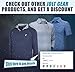 Jolt Gear Golf Shirts Men - Dry Fit Cotton Polo Shirt - Includes 20 Golfing Tees