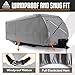 Leader Accessories Travel Trailer RV Cover Fits 30'-33' 3 Layer Non-Woven Polypropylene Size 402
