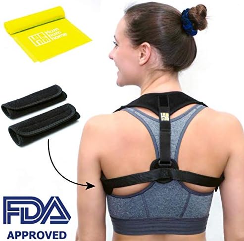 [New 2019] Posture Corrector for Women Men - FDA Approved Back Brace - Posture Brace - Effective Comfortable Adjustable Posture Correct Brace - Posture Support - Kyphosis Brace