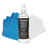 100% Natural Chalkboard Cleaner Spray and Eraser Kit - Remove Liquid Chalk Marker Ink on Chalk Board, Whiteboard, Dry Erase Marker Board, and Blackboard