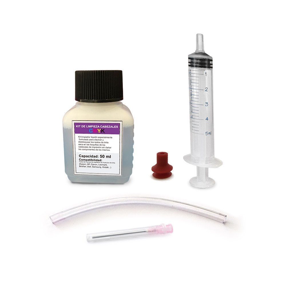 Limpieza de los cabezales de impresión Kit de impresora de inyección de