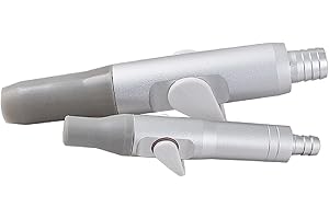 TINSAY Autoclavable Saliva Ejector Suction Valves High Strong & Short Weak Tip Adaptor