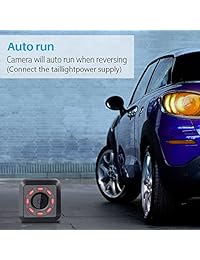 aokur Auto IR   Cámara de visión trasera con pantalla LCD TFT de 4,3 pulgadas, sistema de asistencia de aparcamiento DC 12 V IP68, resistente al agua