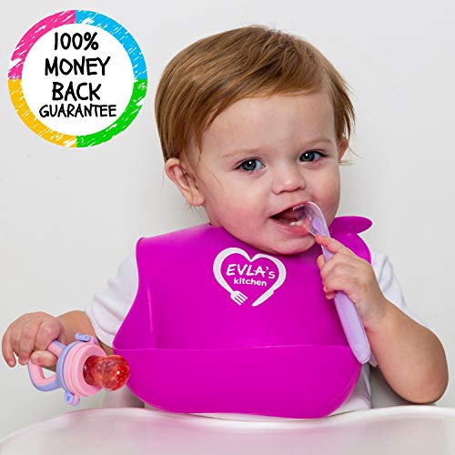 Teething Mittens for Babies with Baby Food Feeder Pacifier | Teether Set Perfect to Soothe Tender Gums | Fruit Feeder Pacifiers Safe Way to Introduce Solid Foods | Ideal Teething & First Baby Feeding - Thumbnail 5