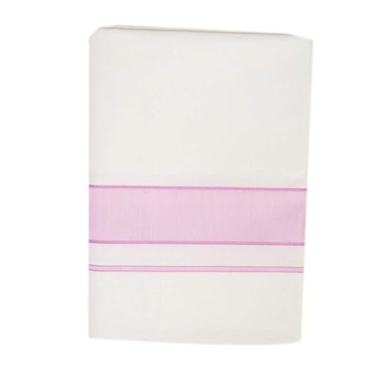 Men's Pure Cotton White Dhoti(143_White_2m)