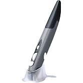 lychee Wireless Optical Pocket Pen Mouse, 2.4GHZ USB Wireless Optical Mini Air Mouse for PC Laptop Notebook Computer Mac (Grey)
