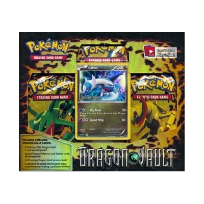 dragon vault pokemon booster pack Dragon Vault 3-Pack Blister (Latios Promo) main image 1