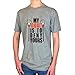ChalkTalkSPORTS My Goal is to Deny Yours Lacrosse T-Shirt | Lax Tees | Sport Gray | Youth, Medium