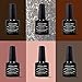Lagunamoon UV/LED Gel Nail Polish Set - Classic Elegant Colors Soak Off Nail Polish 6pcs 8ml Each
