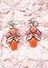 Happiness Boutique Women Statement Earrings in Orange and Pink Long Multi Colored Earrings