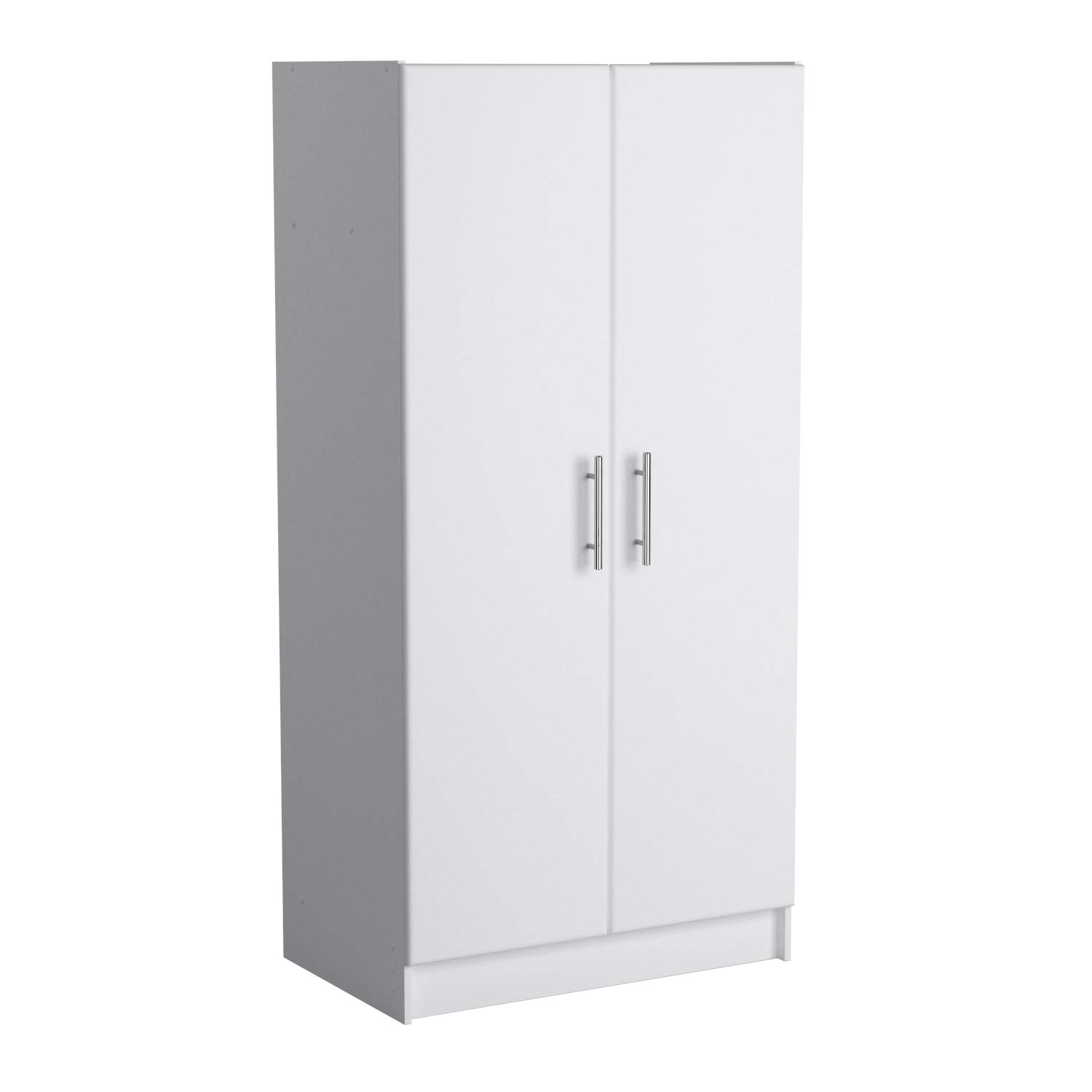 Prepac Elite 2 Door Wardrobe Cabinet, 32" W × 65" H x 20" D, White