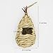 Flying Spoon Grass Bird Hut Teardrop Hanging Bird Nest 100% Natural Fiber Hand-Woven Bird House-Provides shelter for Finch & Canary