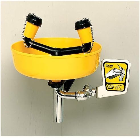 Encon Safety - 01030401 - Eyewash Statn Wall Mtd Yw Bowl (each)