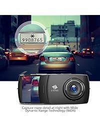 Z EDGE Dash Cam frontal y trasero 4.0 "Pantalla táctil Dual Dash Cam FHD 1080P con modo nocturno, Incluye tarjeta de 32GB, ángulo amplio de 155 grados, WDR, G Sensor, grabación en bucle