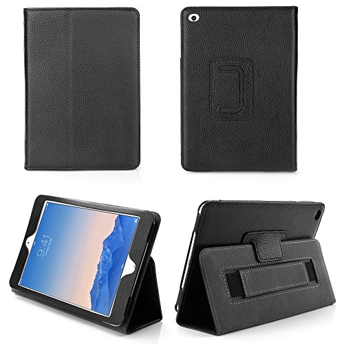 Bear Motion for iPad Mini 4 Leather Case with Built-in Stand for iPad Mini 4 - SD Black