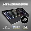 Corsair K57 RGB Wireless Gaming Keyboard (Dynamic Backlit RGB LED, Quiet and Responsive, Six Programmable Macro Keys, Up…